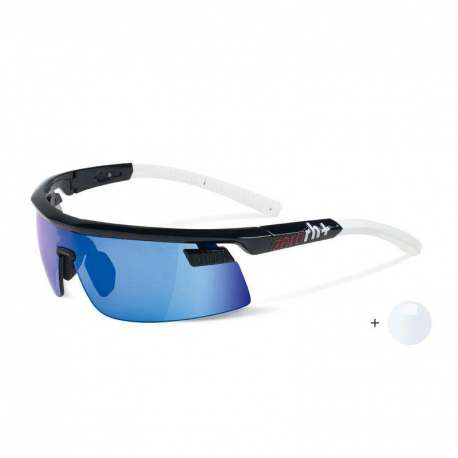 Olympo Triple Fit Interchange Shiny Black - White + ML Blue + Clear Olympo Triple Fit Interchange Shiny Black - White + ML Blue + Clear