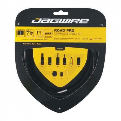 Kit guaina cambio e freno Jagwire Racer Nero Kit guaina cambio e freno Jagwire Racer Nero