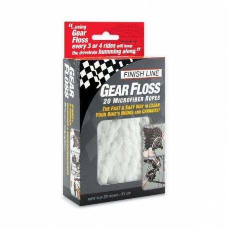 Kit di 20 Spaghi Finish Line Gear Floss in Microfibra Kit di 20 Spaghi Finish Line Gear Floss in Microfibra