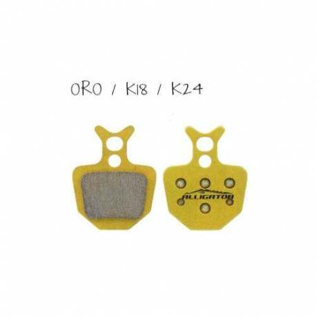 Coppia Pastiglie Sinterizzate Alligator Per Formula Oro K18 - K24 Coppia Pastiglie Sinterizzate Alligator Per Formula Oro K18 - K24