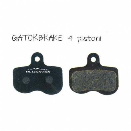 Coppia Pastiglie Semi Metalliche Alligator Per Gatorbrake 4 Pistoni Coppia Pastiglie Semi Metalliche Alligator Per Gatorbrake 4 Pistoni