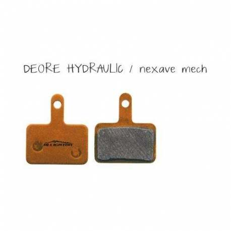 Organic Brake Pads Alligator For Shimano Deore Hydraulic - Nexave Mechanic Organic Brake Pads Alligator For Shimano Deore Hydraulic - Nexave Mechanic