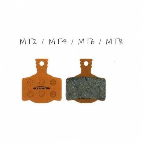Coppia Pastiglie Organiche Alligator Per Magura MT2 - MT4 - MT6 - MT8 Coppia Pastiglie Organiche Alligator Per Magura MT2 - MT4 - MT6 - MT8