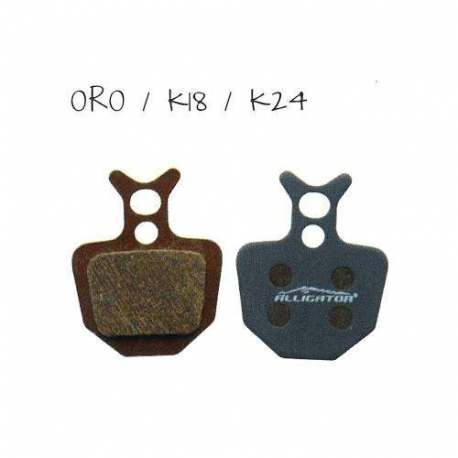 Coppia Pastiglie Semi Metalliche Alligator Per Formula Oro - K18 - K24 Coppia Pastiglie Semi Metalliche Alligator Per Formula Oro - K18 - K24