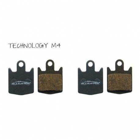Serie 4pz pastiglie Alligator Semi Metalliche Hope Technology M4 Serie 4pz pastiglie Alligator Semi Metalliche Hope Technology M4