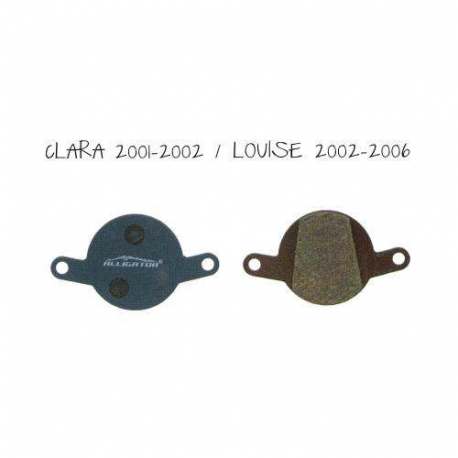 Coppia pastiglie Alligator Semi Metalliche Magura Clara 2001-2002/Louise 2002-2006 Coppia pastiglie Alligator Semi Metalliche Magura Clara 2001-2002/Louise 2002-2006