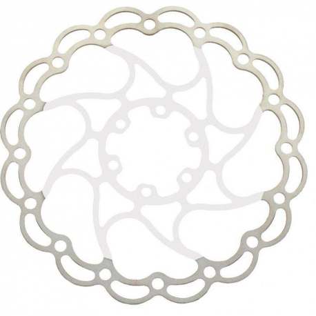 Disco freno Alligator Aries X 160mm - Bianco Disco freno Alligator Aries X 160mm - Bianco