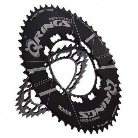 Corona Qrings Ovale 10% - Esterna Aero 50Ad 110x5 Corona Qrings Ovale 10% - Esterna Aero 50Ad 110x5
