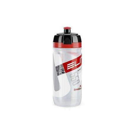 Borraccia corsa Elite Clear Logo Red Bio - 550ml Borraccia corsa Elite Clear Logo Red Bio - 550ml