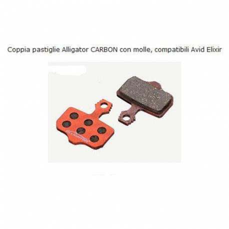 Coppia pastiglie Alligator CARBON Per Avid Elixir Coppia pastiglie Alligator CARBON Per Avid Elixir