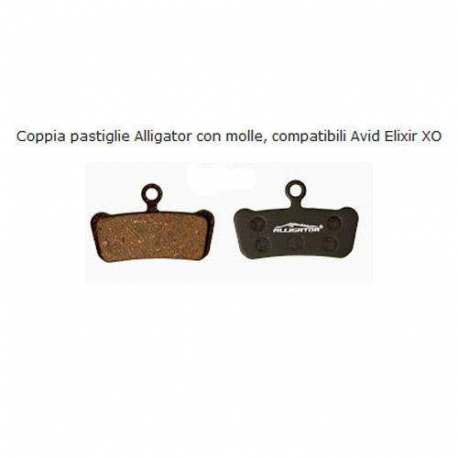 Coppia Pastiglie Semi Metalliche Alligator Per Avid Elixir XO Coppia Pastiglie Semi Metalliche Alligator Per Avid Elixir XO
