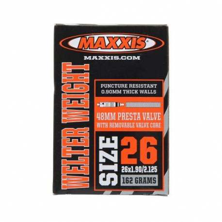 Camera d'Aria Maxxis Welter Weight 27,5x2.20/2.50 - Presta Smontabile Camera d'Aria Maxxis Welter Weight 27,5x2.20/2.50 - Presta Smontabile