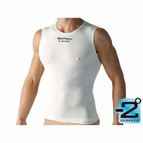 Maglia intima smanicata K-Zero - Bianco Maglia intima smanicata K-Zero - Bianco