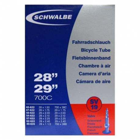 Camera d'aria Schwalbe SV19 - Presta Camera d'aria Schwalbe SV19 - Presta