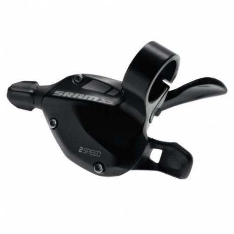 Comando Sram Trigger X5 Black anteriore 2 velocità Comando Sram Trigger X5 Black anteriore 2 velocità