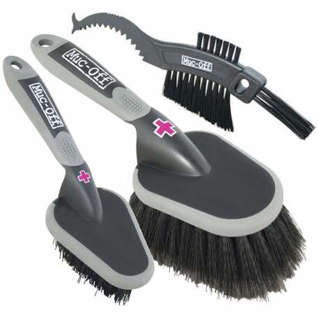 Set Spazzole Pulizia Muc-Off - 3 pezzi Set Spazzole Pulizia Muc-Off - 3 pezzi