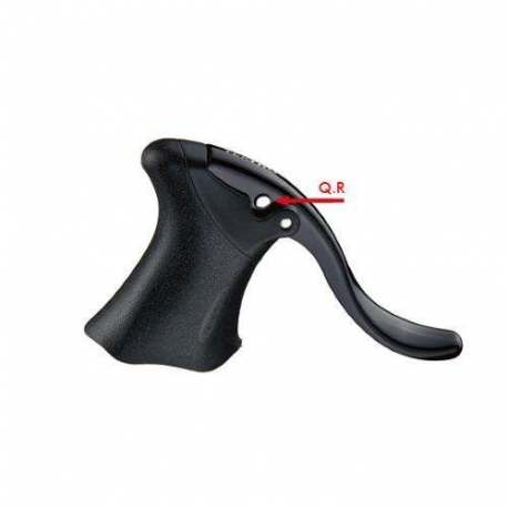 Coppia Leve Freni Assimetriche Tektro AERO in alluminio - Nero Coppia Leve Freni Assimetriche Tektro AERO in alluminio - Nero