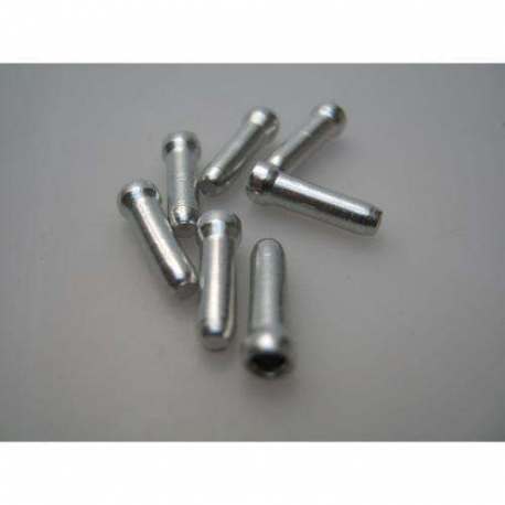 Finale Cavo 1.8mm Argento/ Rosso (10pz.) Finale Cavo 1.8mm Argento/ Rosso (10pz.)