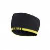 Copriorecchie Merino AirX Headband Nero/ Giallo