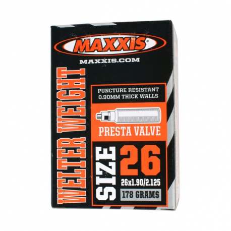 Camera d'Aria Maxxis Welter Weight 27,5x1.90/2.35 - Presta Camera d'Aria Maxxis Welter Weight 27,5x1.90/2.35 - Presta