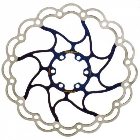 Disco freno Alligator Aries X 180mm - Blu Disco freno Alligator Aries X 180mm - Blu