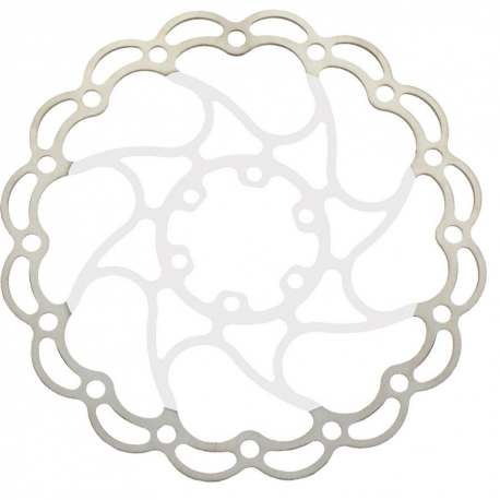 Disco freno Alligator Aries X 180mm - Bianco Disco freno Alligator Aries X 180mm - Bianco